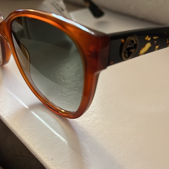 Gucci Havana Brown Sunglasses NWT - Picture 7 of 7